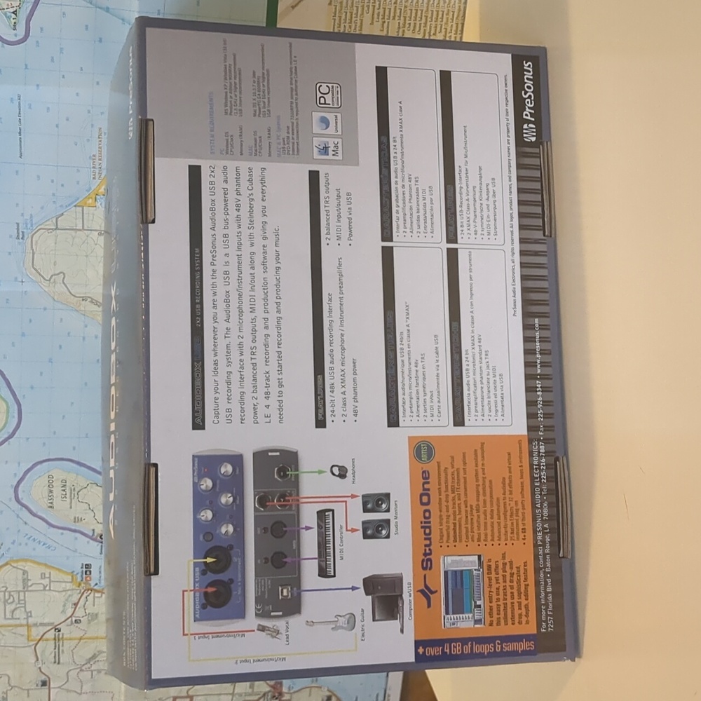 PreSonus AudioBox USB 2x2 USB Recording System - Picture 6 of 9